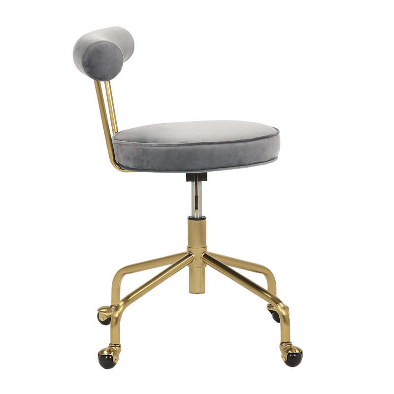 Etta Avenue™ Kayson Velvet Task Chair & Reviews Wayfair